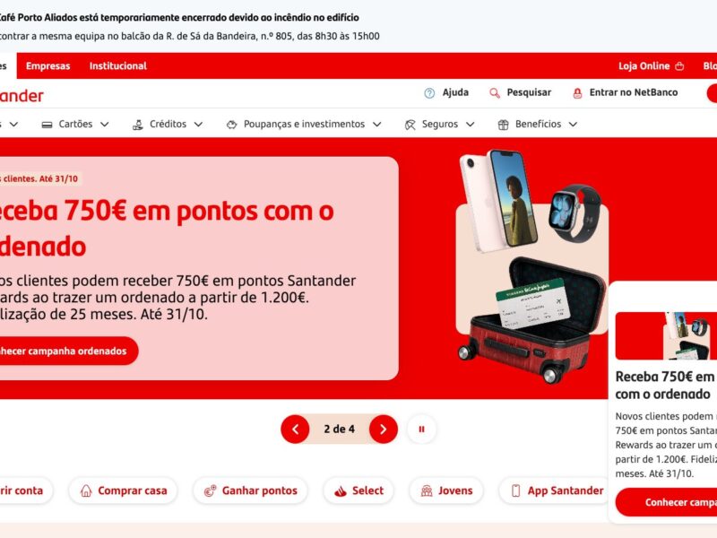 Balcão Santander Parede
