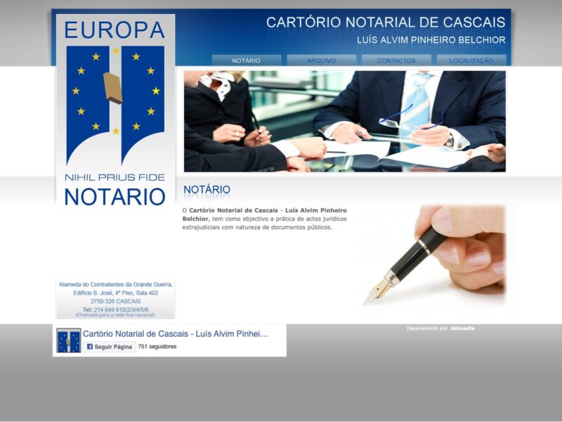 Cartório Notarial de Cascais - Luís Alvim Pinheiro Belchior