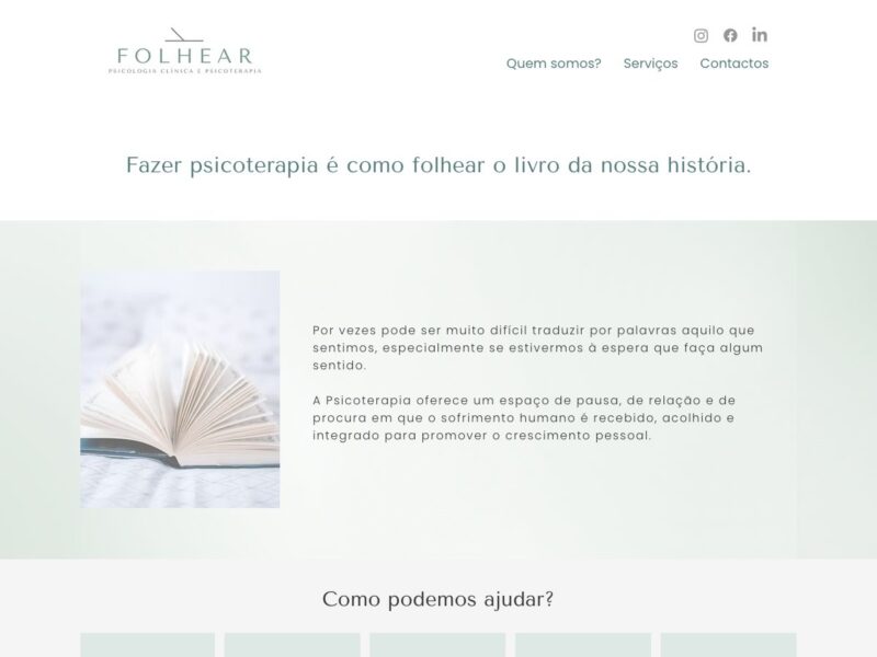 Folhear - Psicologia Clínica e Psicoterapia