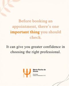 Marta Rocha Sousa - Psychotherapy, Educational Psychology, Couples and Family Therapy