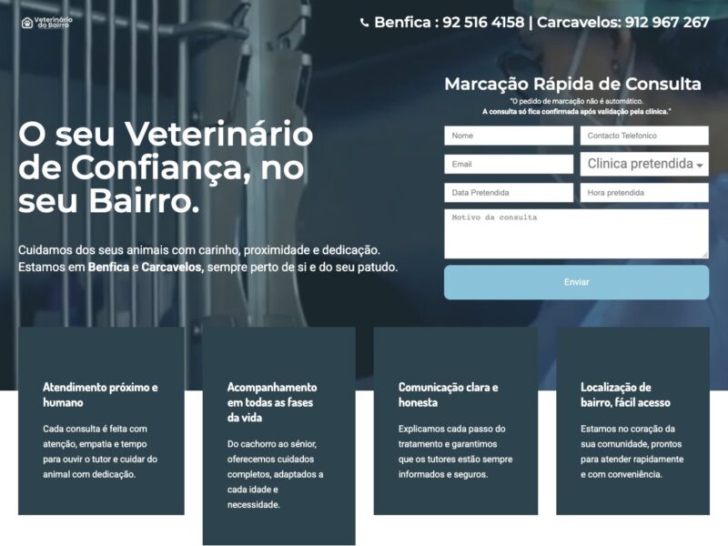 Veterinario do Bairro | Carcavelos