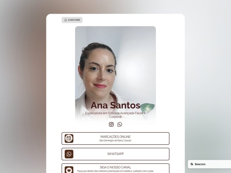 Ana Santos ☆Estética Avançada