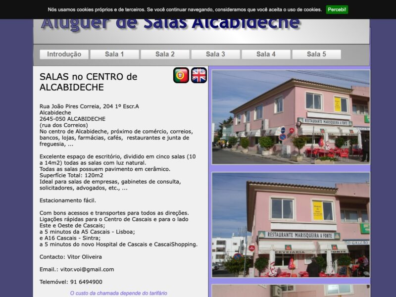 Salas Aluguer Alcabideche