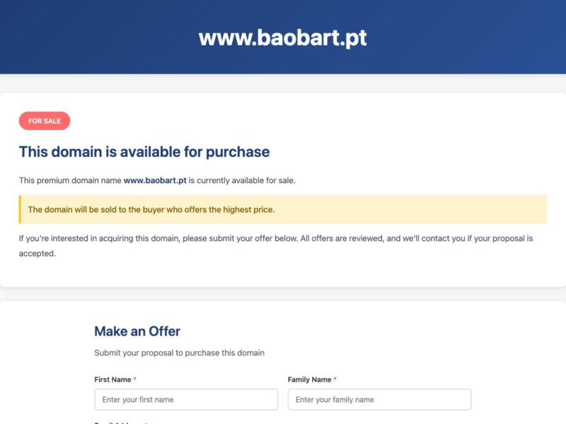 Baobart, Lda