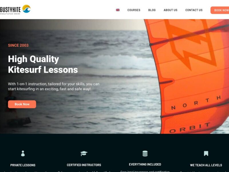 Gustykite Kitesurfing School