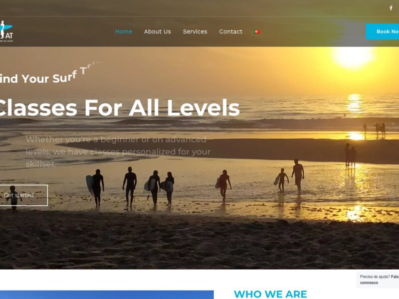 Surf School Surf At Carcavelos