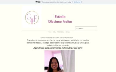 Aulas de violino | Espaço Gleciane Freitas